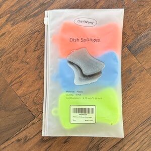 NWT Multi-Color Dish Sponges Silicone